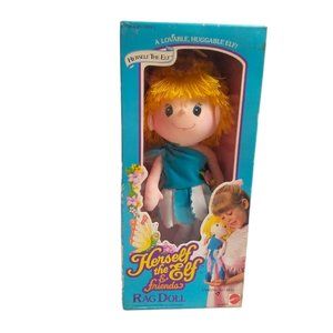 Herself The Elf & Friends Rag Doll Vintage Mattel #4852 New Orig. Box 15" 1980s